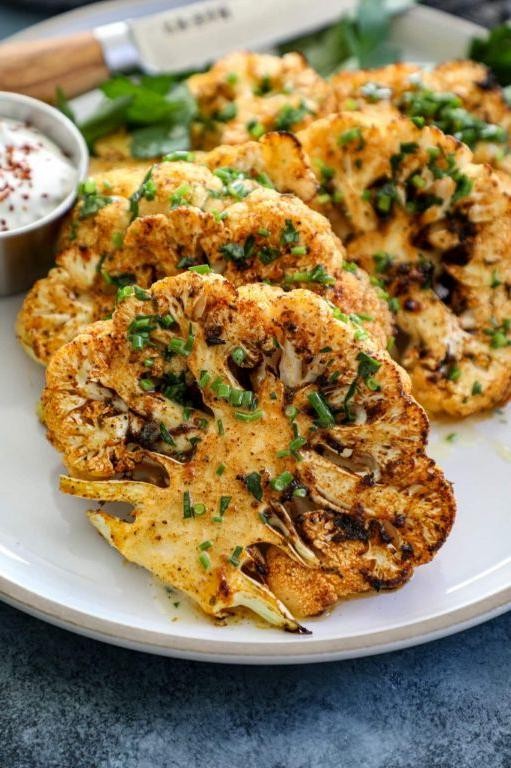 Air Fryer Cauliflower Steak