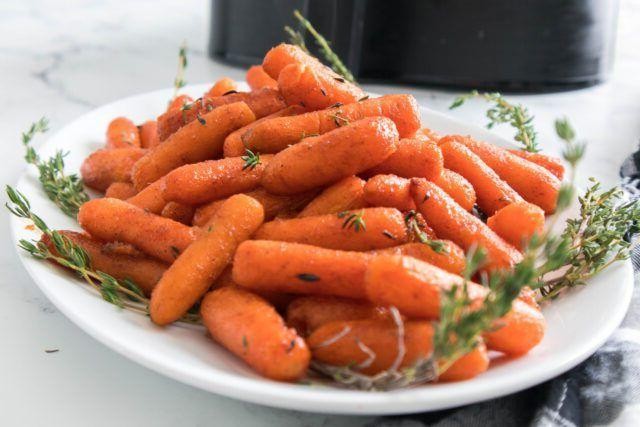 Air Fryer Cinnamon Sugar Carrots