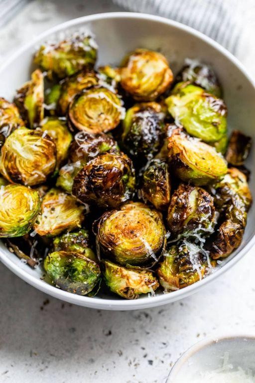 Air Fryer Crispy Brussels Sprouts