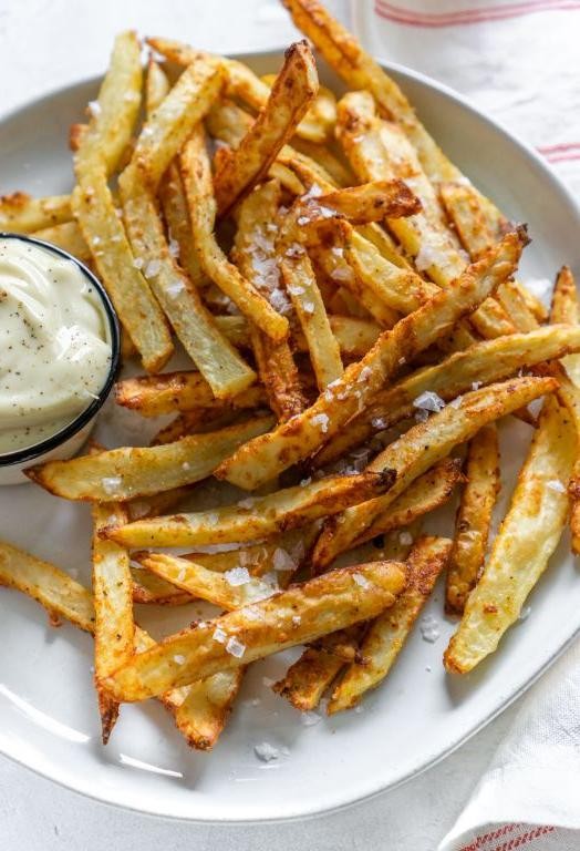 Air Fryer Garlic Parmesan Fries
