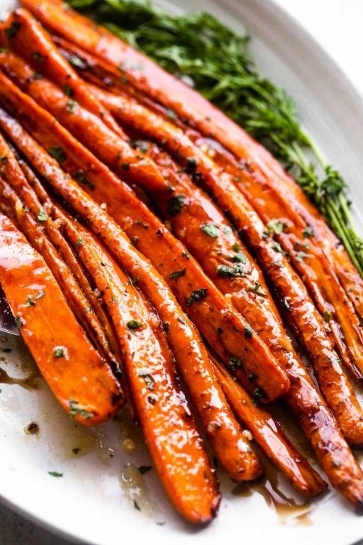 Air Fryer Honey Glazed Carrots