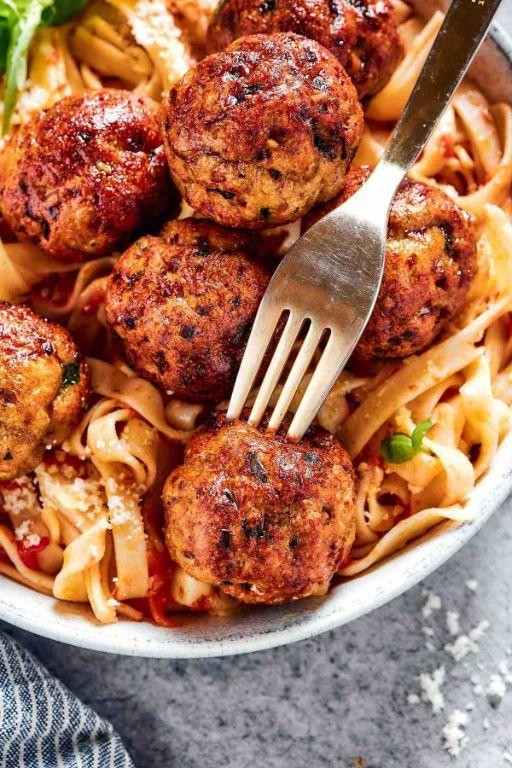 Air Fryer Turkey Meatballs