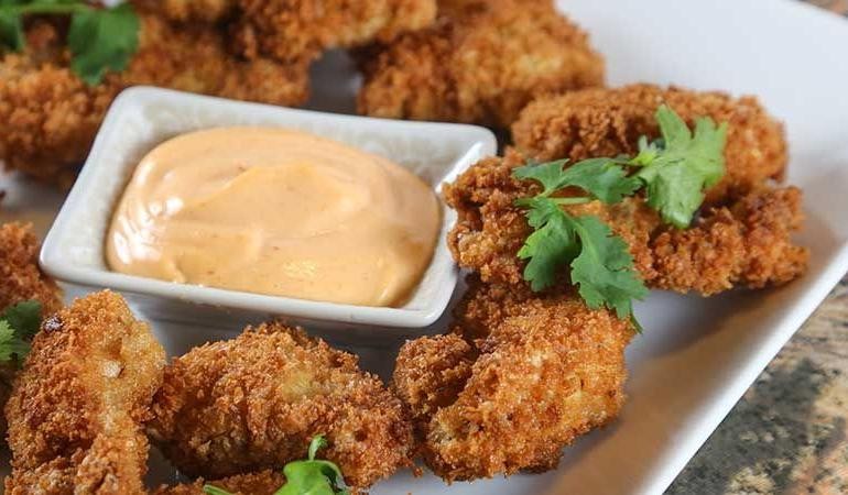 Alligator Burgers with Spicy Mayo