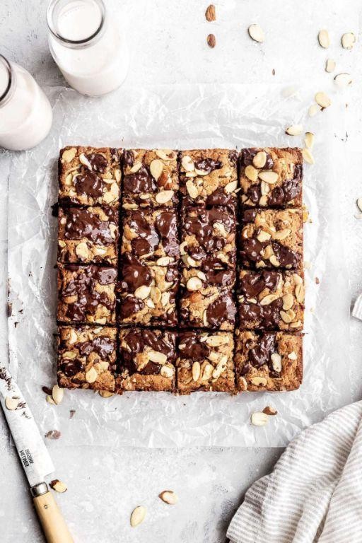 Almond Chocolate Chip Bars