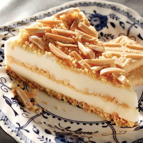 Almond Cookies and Cream Ice Cream Cake