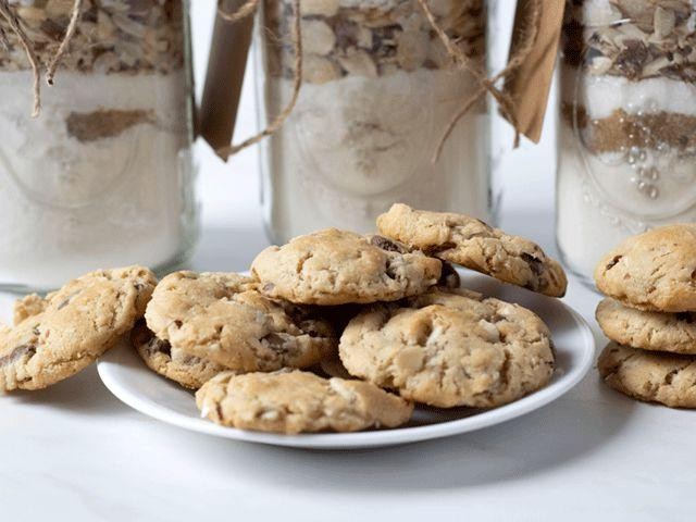 Almond Joy Cookies in a Jar