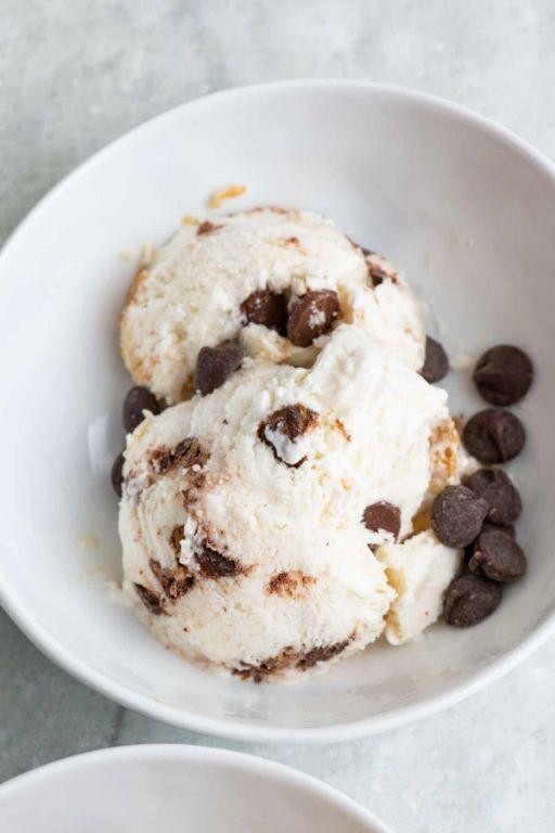 Almond Joy Cottage Cheese Ice Cream