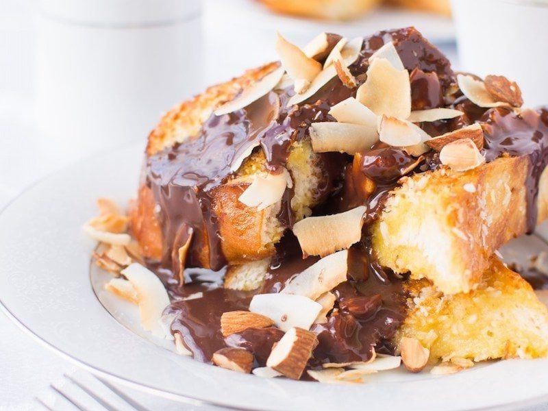 Almond Joy French Toast