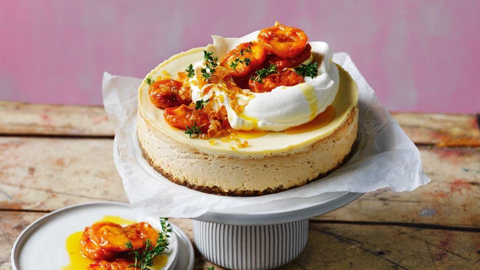 Almond Yogurt Cheesecake