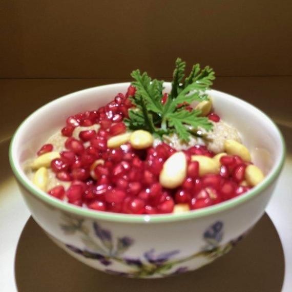 Amaranth and Pomegranate Grain Bowl