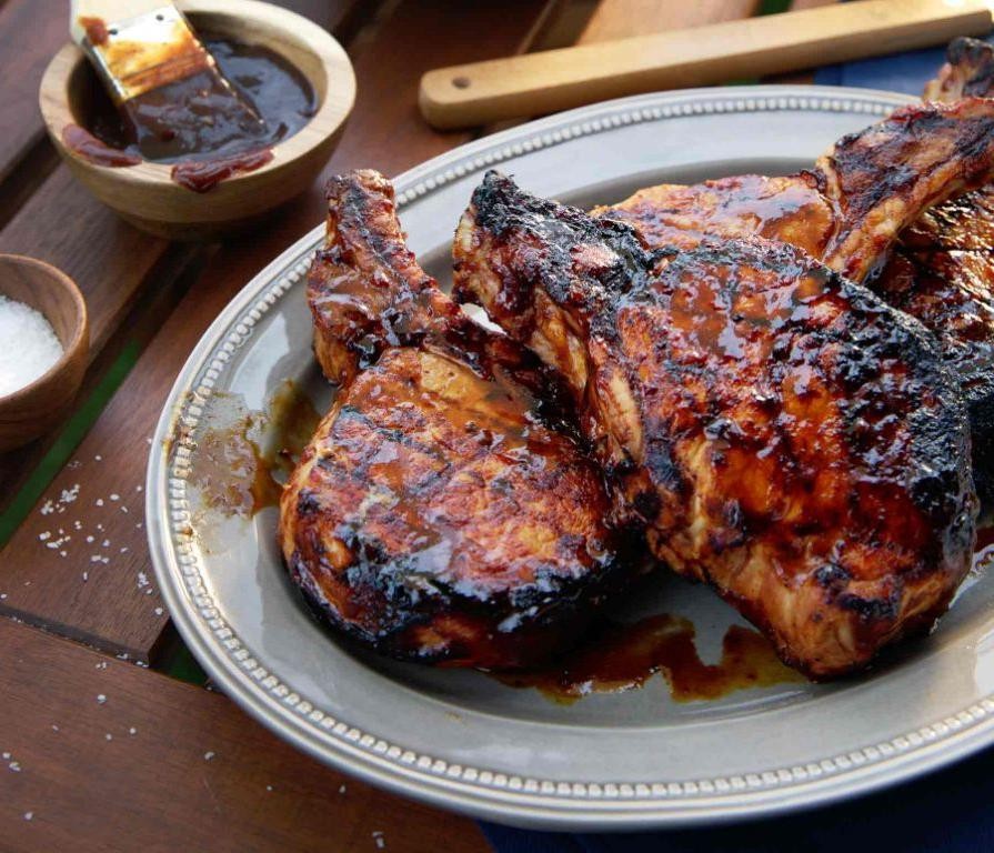 Apple Cider Brined Thick Cut Pork Chops