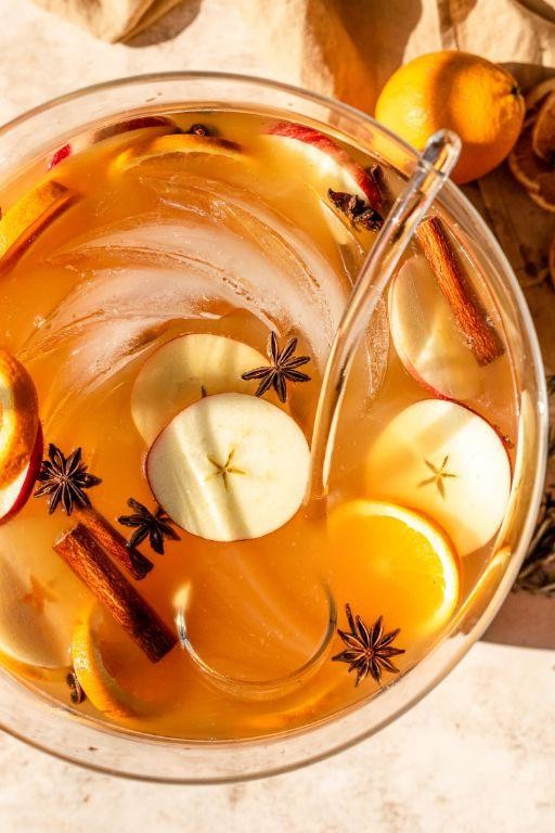Apple Cider Champagne Punch