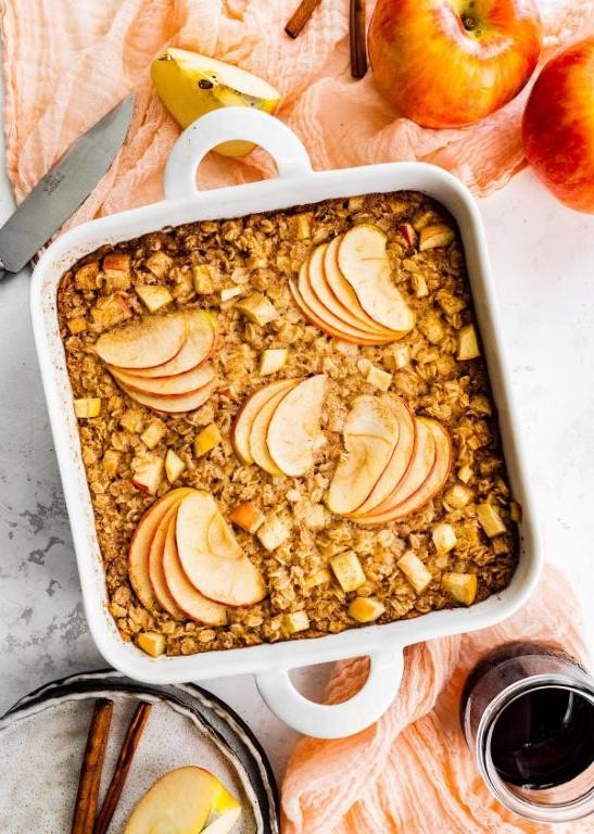 Apple Cinnamon Baked Oats