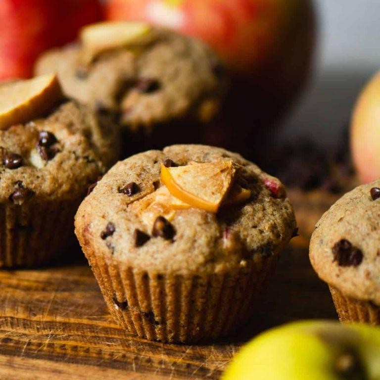 Apple Cinnamon Chocolate Chip Muffins