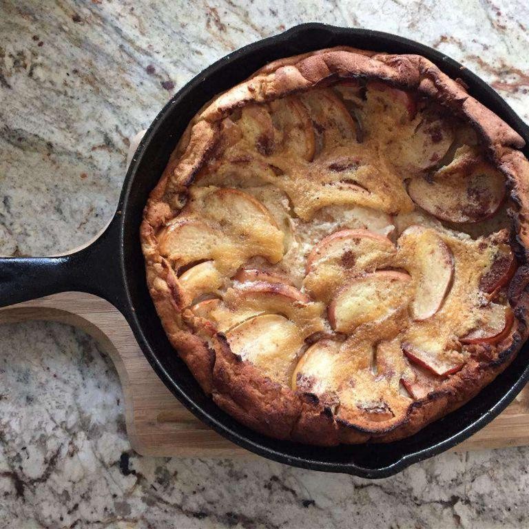 Apple Cinnamon German Pancake