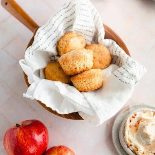Apple Cinnamon Mini Cornbread Muffins