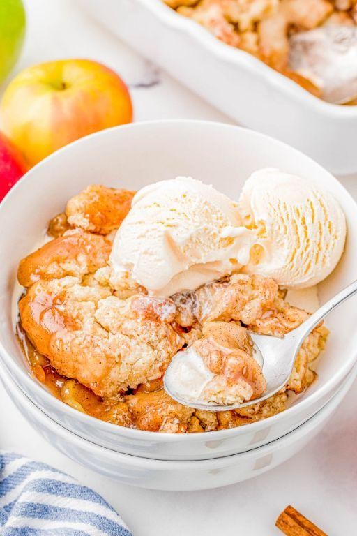 Apple Cobbler with Biscuit Topping