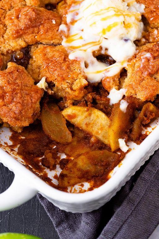 Apple Cobbler with Pumpkin Spice