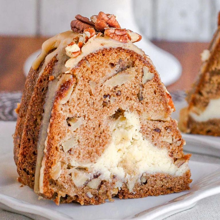 Apple Cream Cheese Bundt Cake