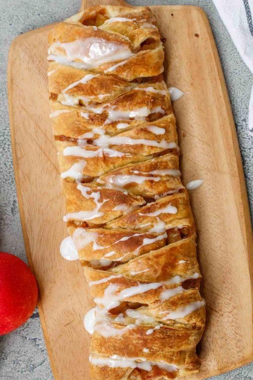 Apple Cream Cheese Pastry Braid