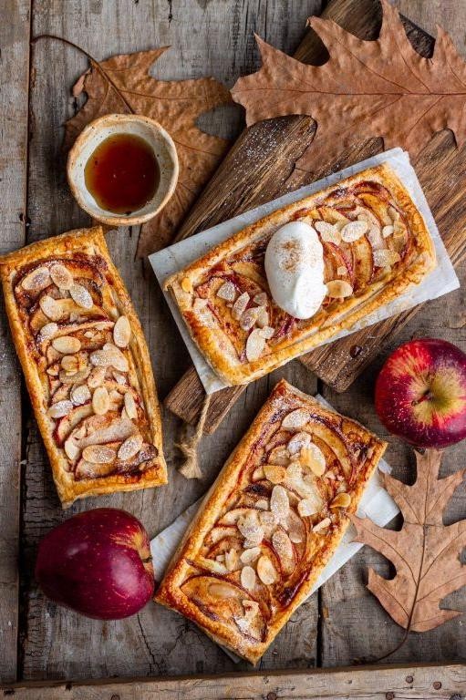 Apple and Pear Puff Pastry Tart