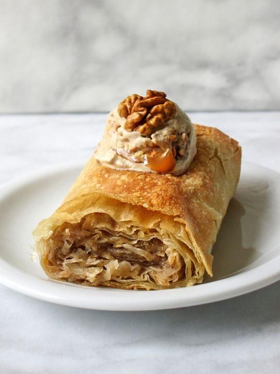 Apple and Walnut Phyllo Pastries