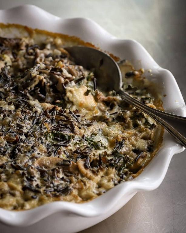 Armadillo and Wild Rice Casserole