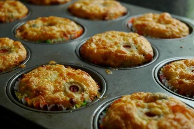 Artichoke and Olive Muffins