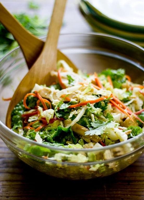 Asian Chicken and Cabbage Hearty Salad