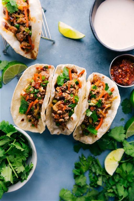 Asian Inspired Pork Tacos