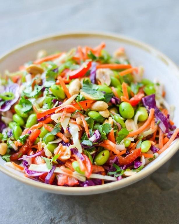Asian Slaw with Ginger Dressing