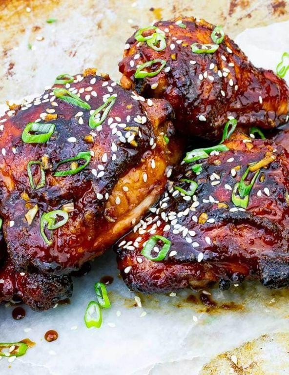 Asian Zing Grilled Chicken Thighs