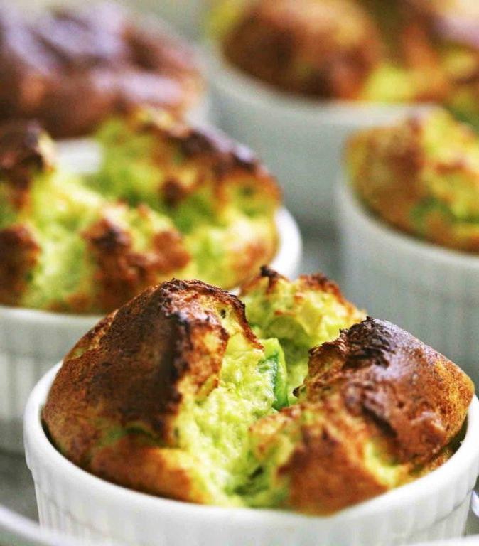 Asparagus and Parmesan Egg Souffle