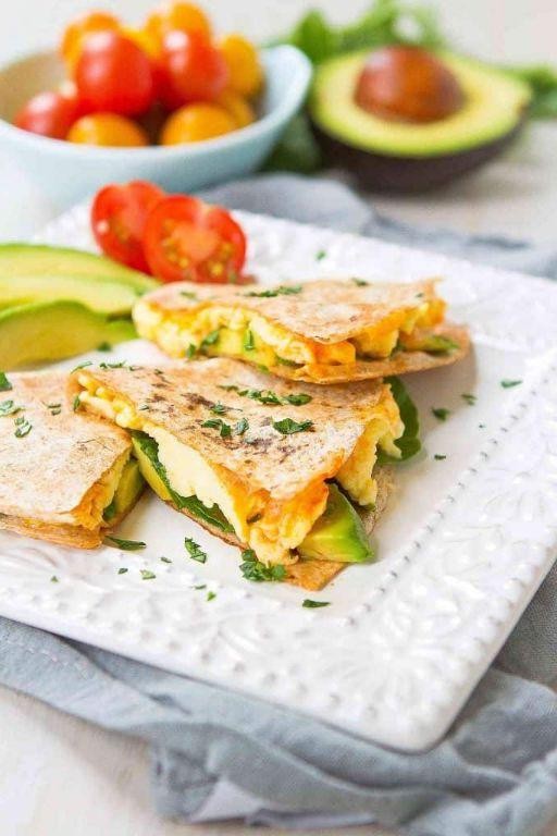 Avocado Breakfast Quesadilla