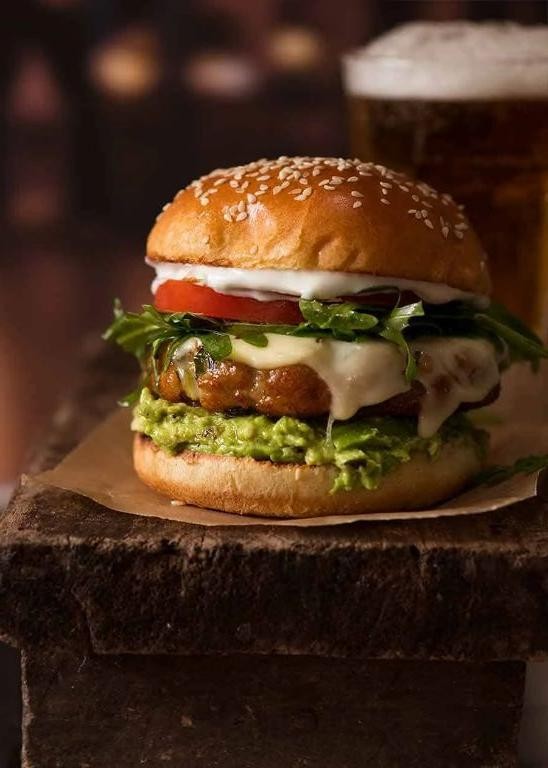 Avocado Chicken Burgers