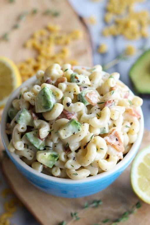 Avocado Macaroni Salad