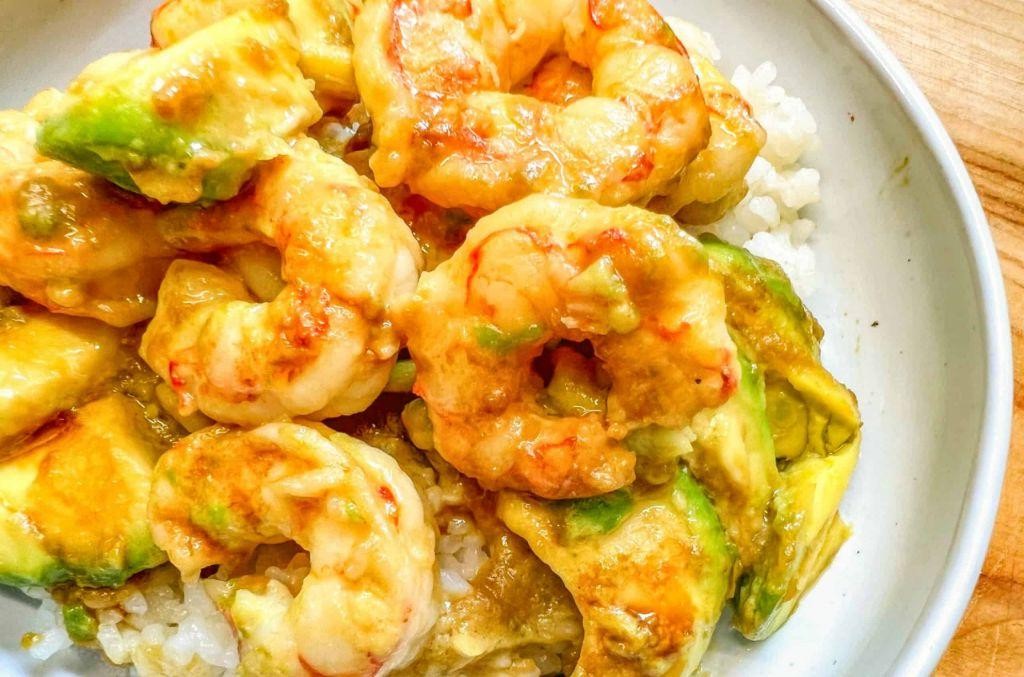 Avocado Shrimp Fried Rice