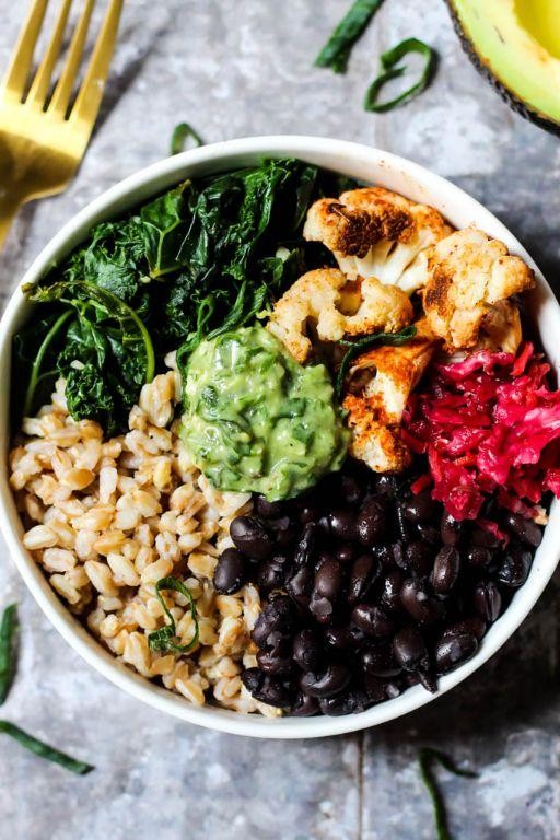 Avocado and Black Bean Buddha Bowl