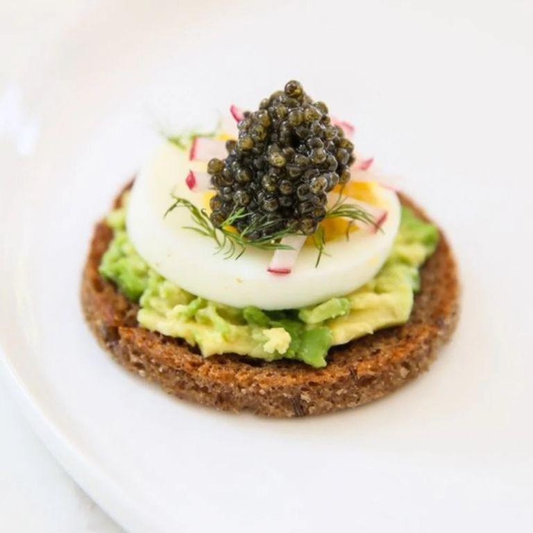 Avocado and Caviar Toast