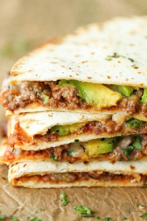 Avocado and Cheese Quesadillas