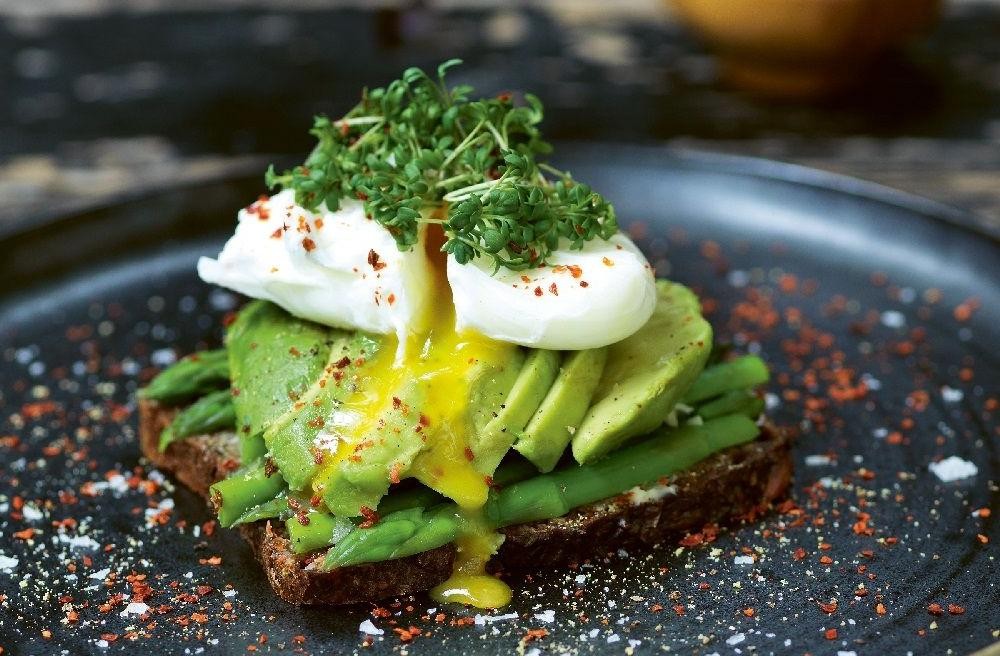 Avocado and Egg Open Faced Sandwich
