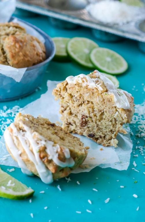Avocado and Lime Muffins