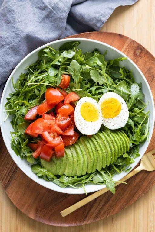 Avocado and Tomato Breakfast Salad