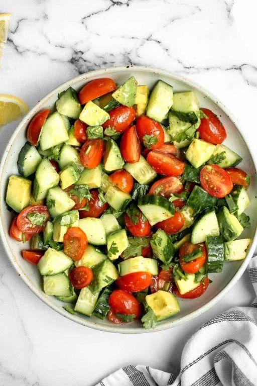 Avocado and Tomato Salad