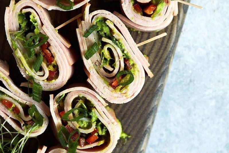 Avocado and Turkey Pinwheels