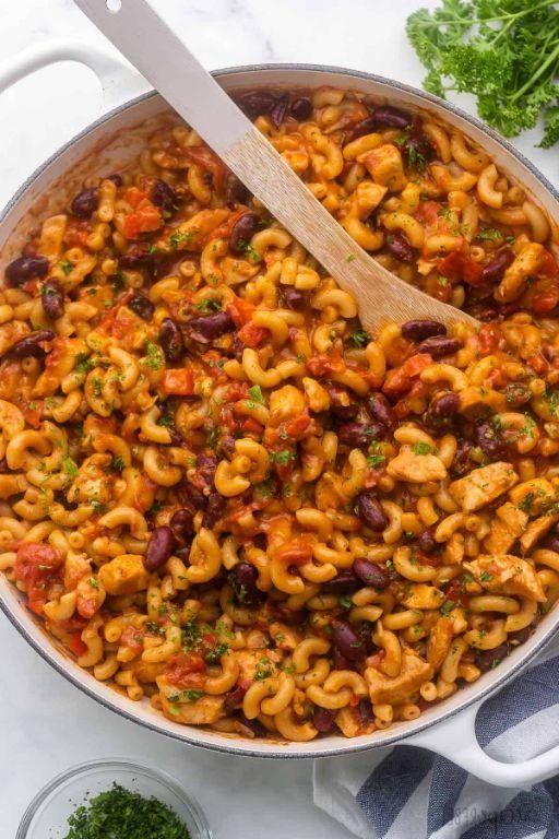 BBQ Chicken Chili Mac
