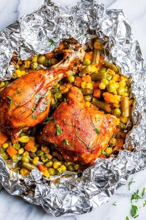 BBQ Chicken Foil Packets