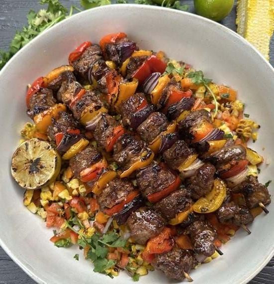 BBQ Lamb Kabobs with Smoky Paprika Rub