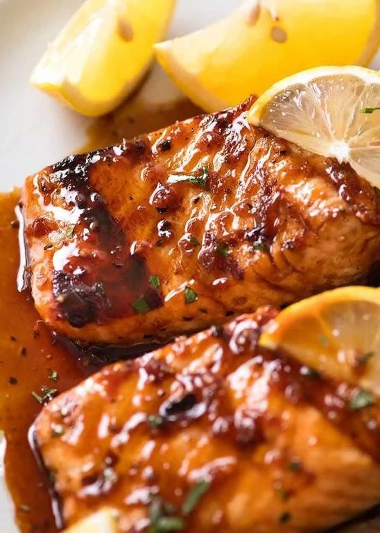 BBQ Marinated Salmon