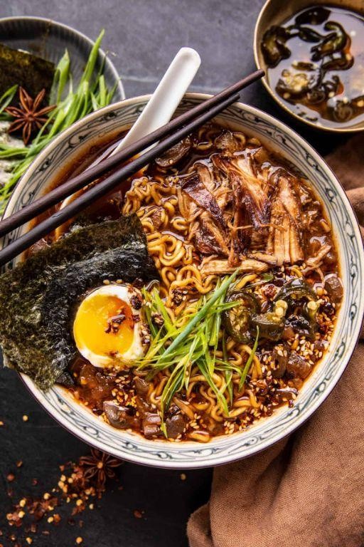 BBQ Pork Millet and Brown Rice Ramen